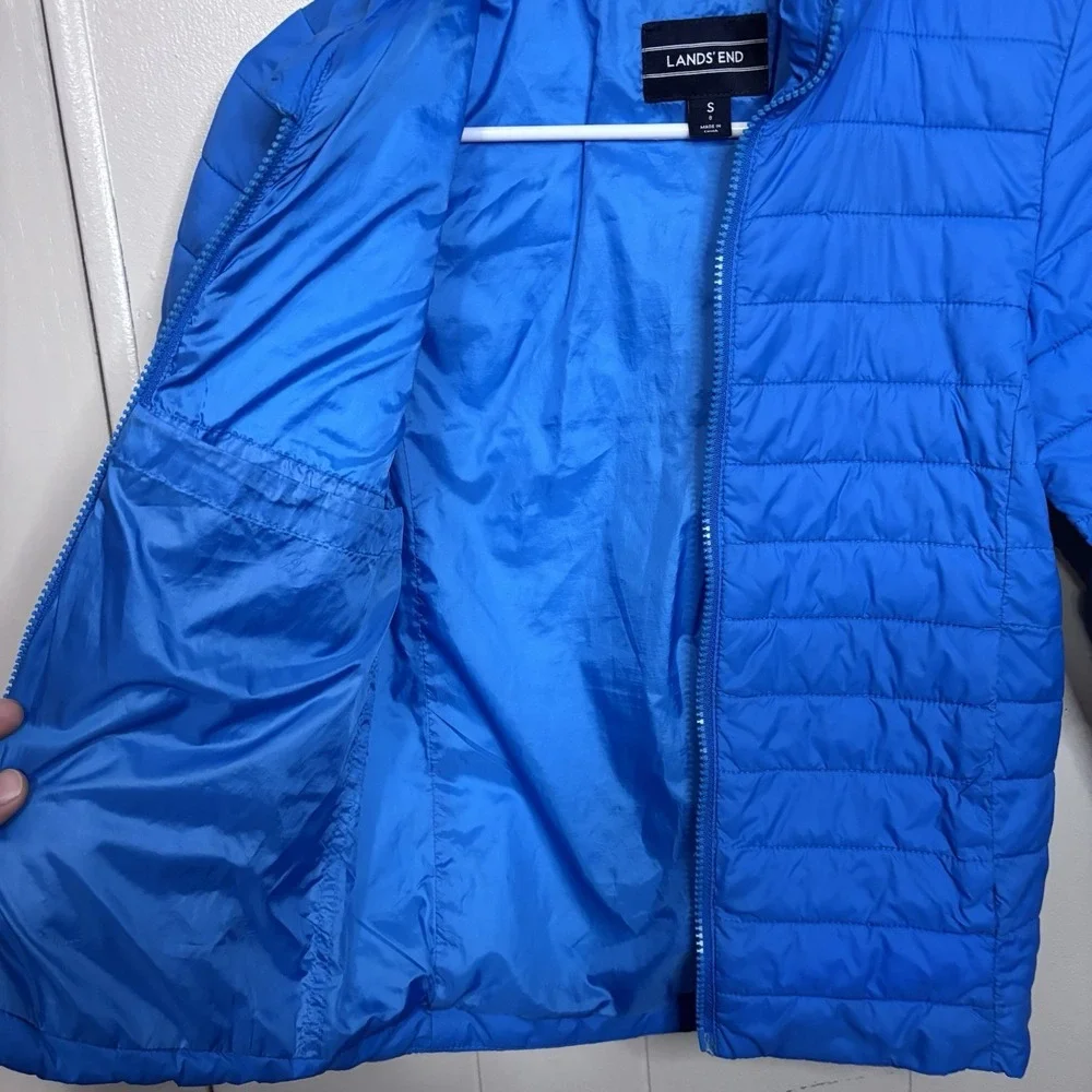 Kids FeatherFree™ Insulated Packable Jacket Blue‎ Boys Size Small 8